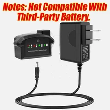 2PACK 20V Lithium-ion Battery Replace / Charger for BLACK  DECKER 20 Volt LBXR20