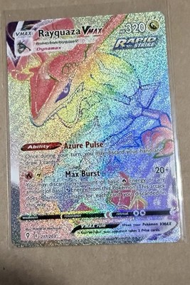 Pokemon Rayquaza VMAX Rapid Strike Trading Card | eBay