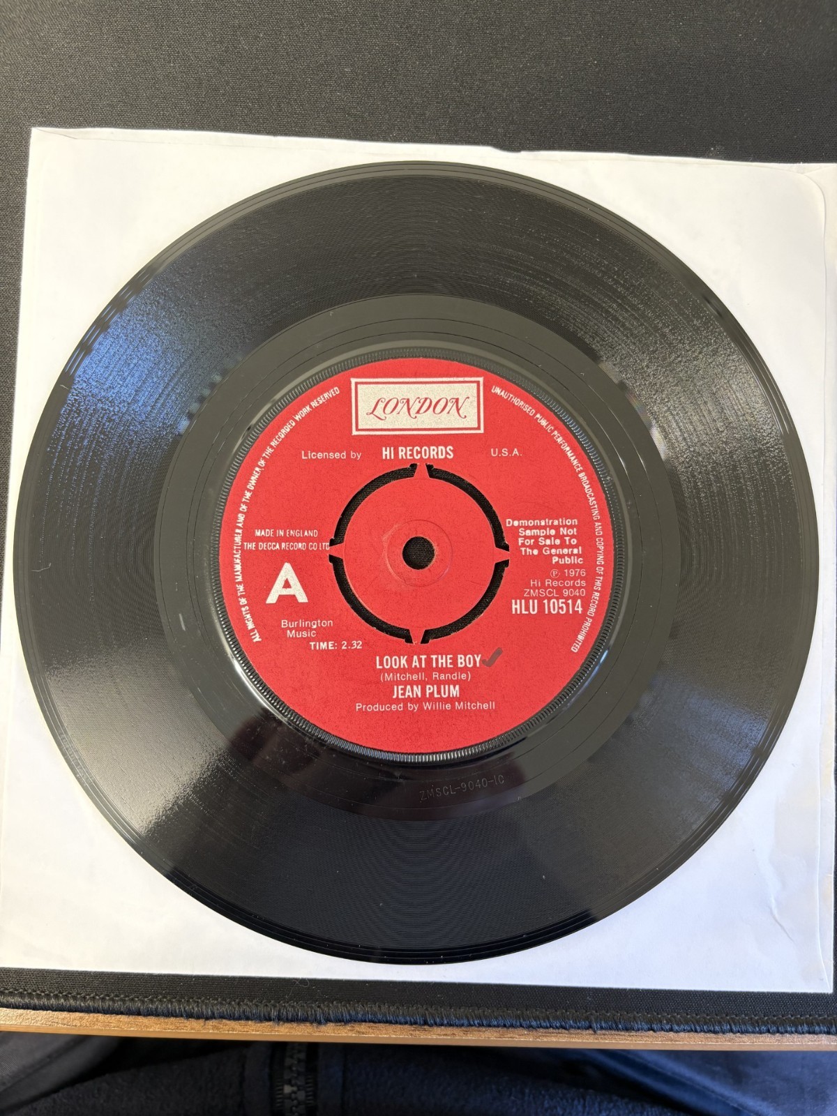 Jean Plum - Rare 70s Soul 45 UK Promo (Clips Included)