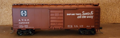 Santa Fe RR 40' SD Boxcar 125066 Central Valley Trk Kadee Kar Line 23 Roundhouse | Zustand: Used