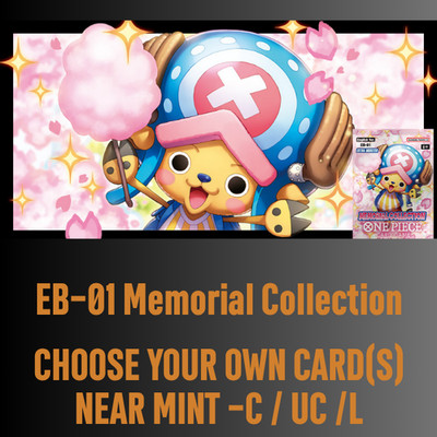 One Piece Memorial Collection EB-01 Card Singles - C UC L Complete your Set