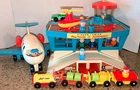 Vintage Fisher Price Little People Play Family Airport #996 1972 Nice