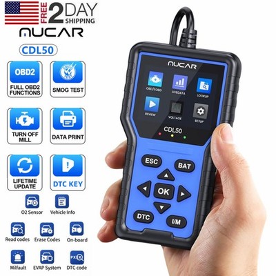 2025 MUCAR CDL50 Automotive Fault Reader OBD2 Diagnostic Scan Tool Car Scanner 