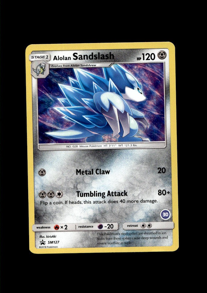 SM Trainer Kit: Alolan Sandslash & Alolan Ninetales #SM127 Alolan Sandslash (30)