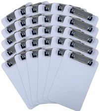 Small Memo Size 6x9 Inch Clipboards Low Profile Dry Erase Surface 12 PK