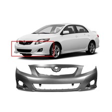 Bumper Cover For 2009 2010 Toyota Corolla Sedan S Xrs Ce X Front Bumper Cover For 2009 2010 Toyota Corolla Sedan S Xrs Ce X Front