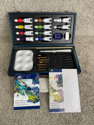Royal & Langnickel Essentials 23 Piece Acrylic Painting Box Set