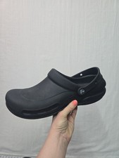 Crocs Bistro Clog Men's 13 Black Closed Toe Slip Resistant Nurse Chef Work Shoe
