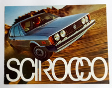 Vintage 1976 Volkswagen Scirocco Car Models Sales Catalog Dealer Manual Brochure