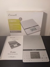 Escali Cesto Digital Nutrition Tracking Scale Displays Fat, Carbs, Protein, Etc.