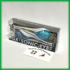 MIZUNO Non-Cushion Racing Swimming Goggles Blue x White WA Approved Women's