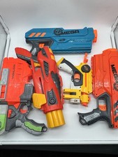 (5) Nerf Gun Lot Mega Magnus V-Gear VISION Blasters Mixed Toy Blaster Set