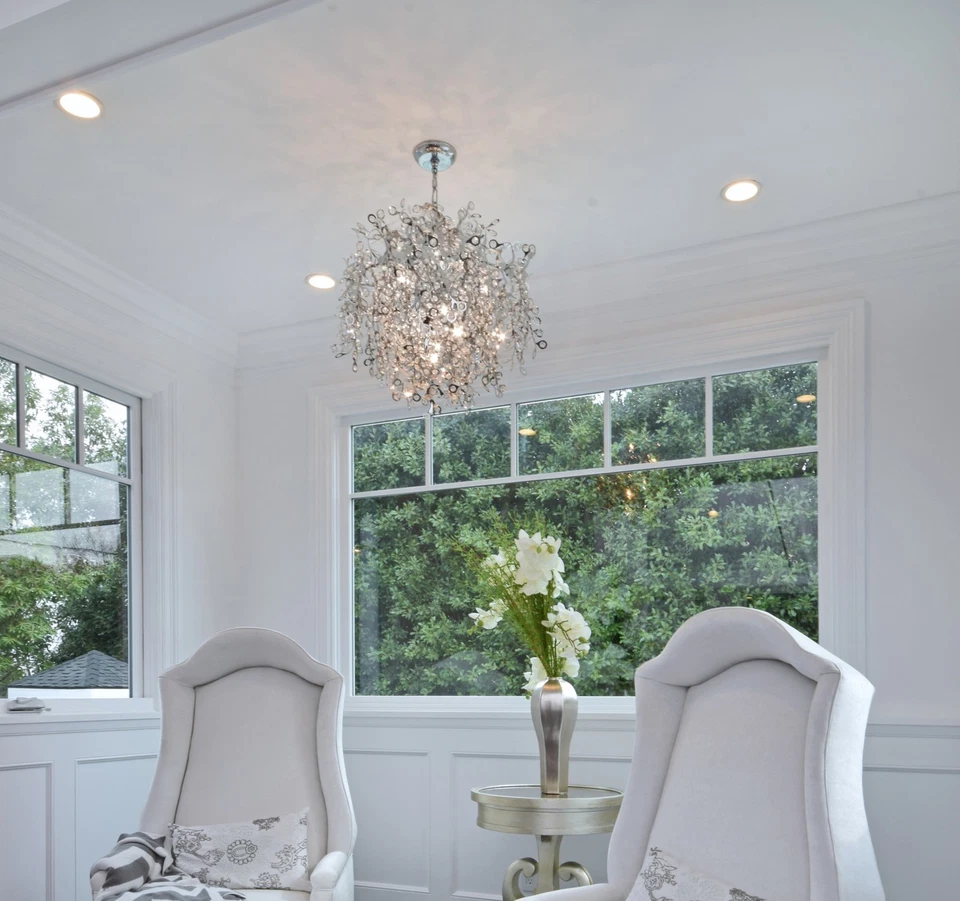 Colgante Maxim 24205 Cromo 10 Luces 25"W De La Colección Cometa Foto 3 de 4