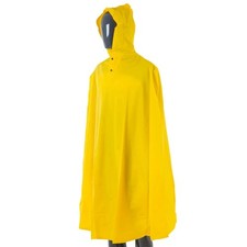 Cycling Rain Cape  - Waterproof EVA - One Fits All - Yellow - Cycle Cape
