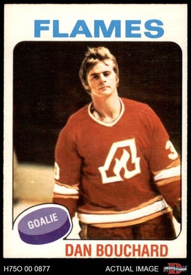 1975 O-Pee-Chee NHL #268 Dan Bouchard Flames 4 - VG/EX