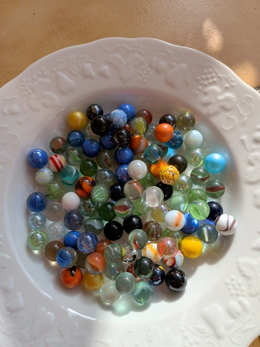 Gros Lot De Billes – Environ 1 Kilo, Occasion, Marque Générique, Parfait Pour Jeux Ou Collection