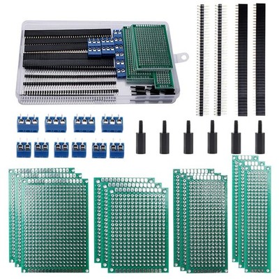PCB Board Kit Leiterplatten Kabelklemmen Header Nylonsäule Elektronik