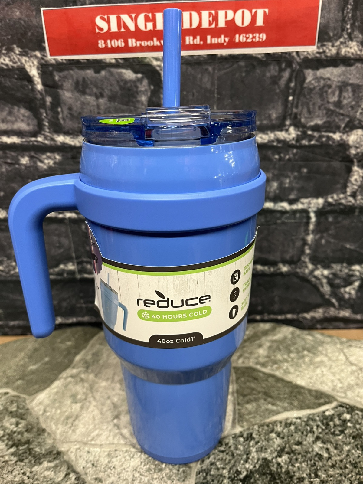 Reduce 40oz Cold 1 Vacuum Insulated Tumbler Mug w Handle Stainless Steel Age 12+
