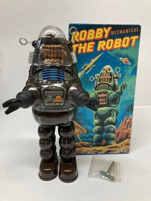 Billiken Shokai Robby the Robot Forbidden Planet Blechspielzeug mit Kunstbox