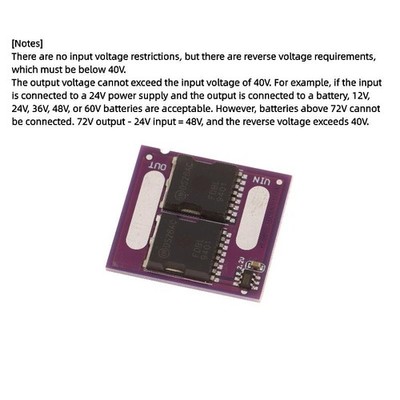 60A No Voltage Limit Anti Backflooding Anti Reverse Connection Diode Module