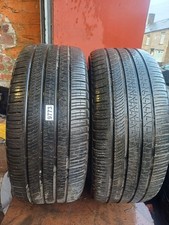 2 X 285 45 R22 114Y PIRELLI SCORPION ZERO. HAS REPAIR AND CURB RASH.