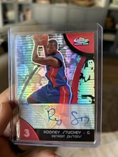 2007-08 Topps Finest - Rodney Stuckey #99 Refractor Autographs (AU, RC)