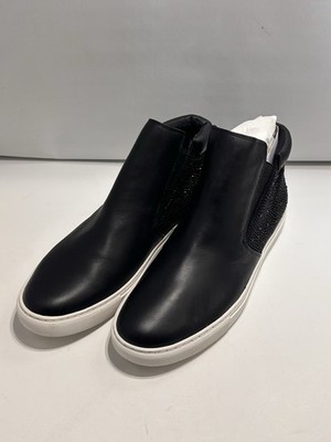 Kenneth Cole New York Black Rhinestone Slip-On SneakersSize: 9M