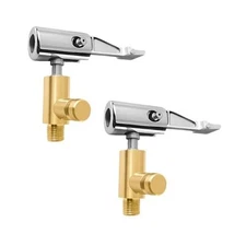 2PCS Car Tire Inflation Hose Adapter, Metal Lock On Vehicle Tyre Air Chuck 