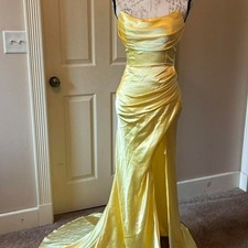 Unbranded Women's Yellow Formal-dresses