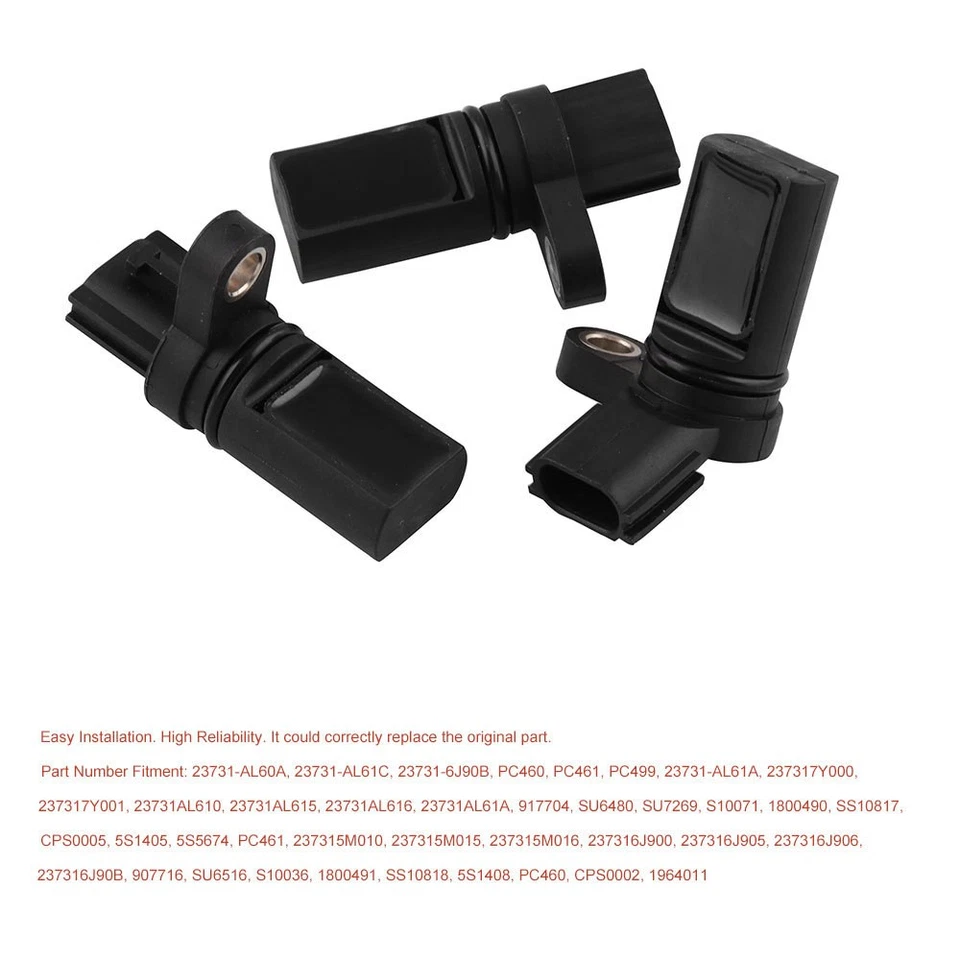 Sensor de posición de la manivela de levas del cigüeñal para Nissan Pathfinder 2005-2012 3x Foto 3 de 4