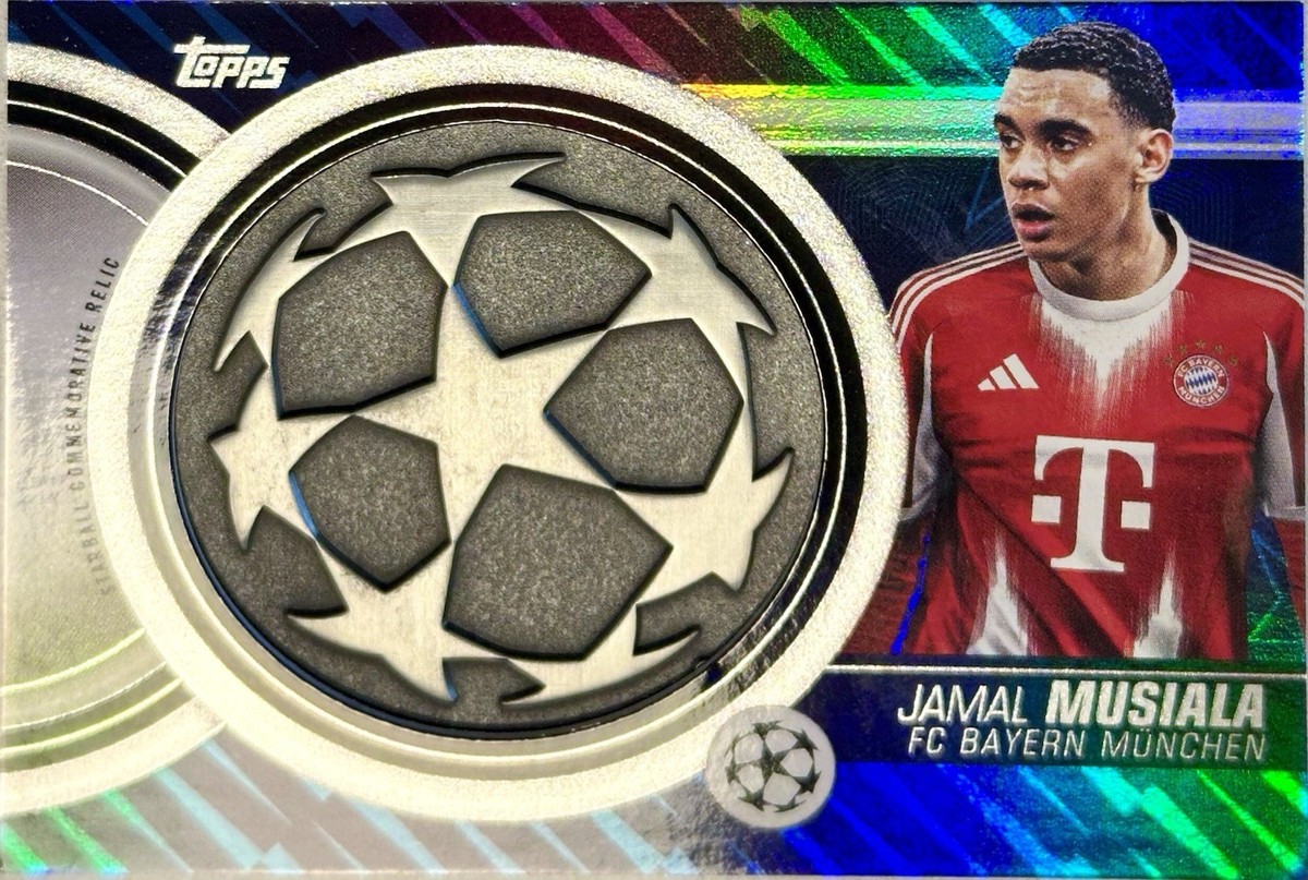 RC Topps Finest Jamal Musiala 99枚限定 カード 2024 JAMAL MUSIALA 99/99 TOPPS UEFA CHAMPIONS LEAGUE | eBay