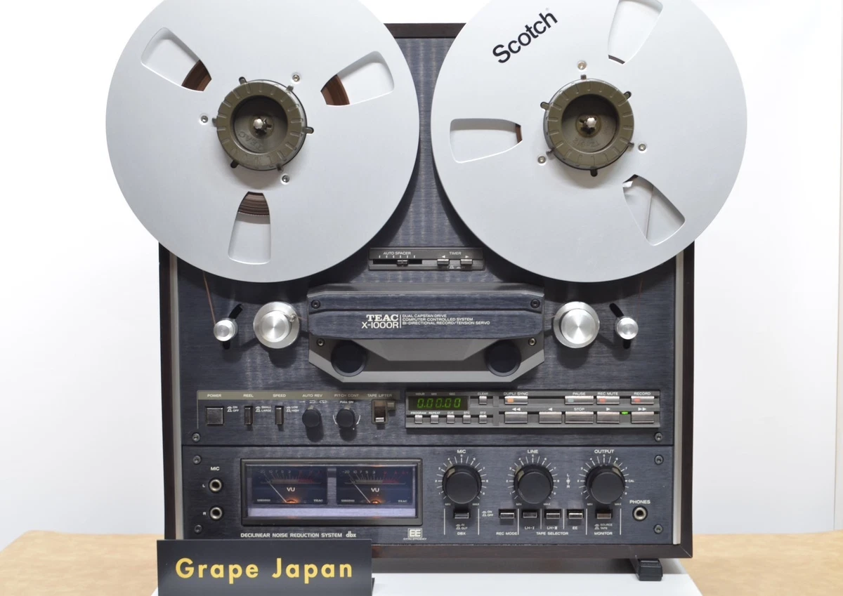 TEAC X-1000R リール・カバー・クランパ付き 通電確認のみの現状お渡し