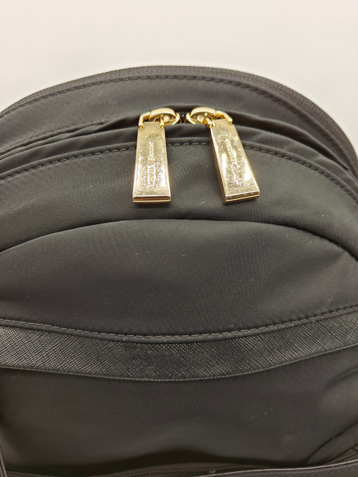 MICHAEL KORS Prescott nylon padded women's large backpack BLACKUsed has scratch~ thumbnail 8