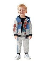 Spider-Man Boys Girls Hoodie T-Shirt Pants Multicolor 3-Piece Full Zip