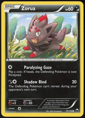 Zorua (70) Dark Explorers Normal 70/108
