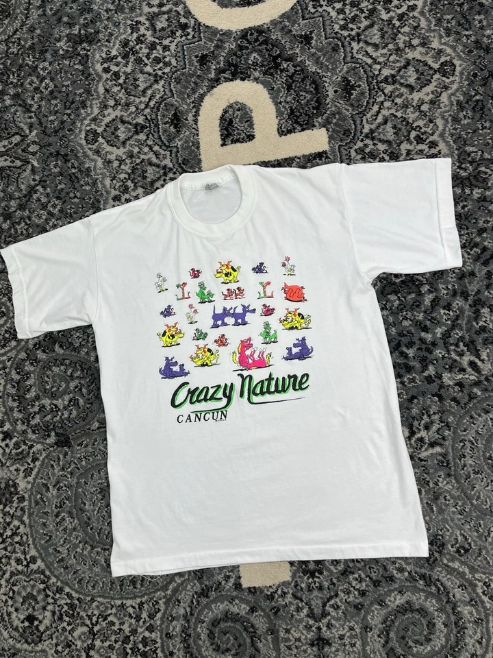 Винтажная футболка 1992 Farm Animals сексуальные позиции размер Large Jackson Did This - Изображение 4 из 4