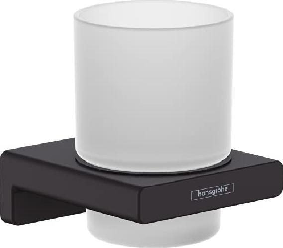 hansgrohe AddStoris Porta spazzolini, nero opaco, 41749670