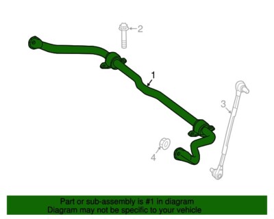Mercedes-Benz GLA X156 Front Tubular Torsion Bar A2463203511 OEM