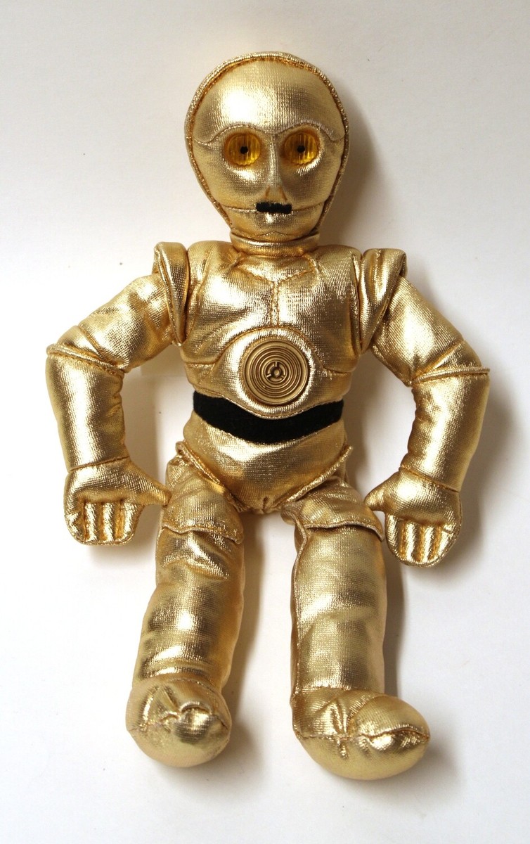 Vintage 1997 Kenner Star Wars Buddies C-3PO Plush Figure 10 Inch