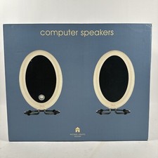 Michael Graves Designer Computer Speaker Set - Pearl White New