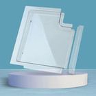 <!--F#f_0-->Clear Plexiglass RV Screen Door Slide & Panel, Medium, Dexter RH 5050 Compatible<!--F/-->