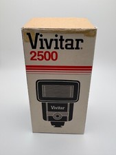 Vivitar 2500 Zoom Thyristor Flash in Box w/ instructions - Untested