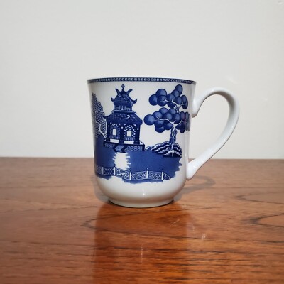 Johnson Bros Blue Willow Coffee Tea Mug Cup England Brothers Vintage Collectible