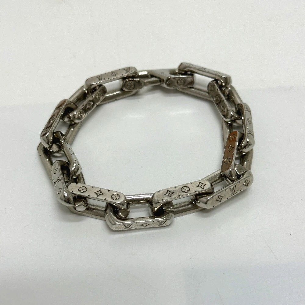 Louis Vuitton Monogram Chain Bracelet (M64224, M64223)