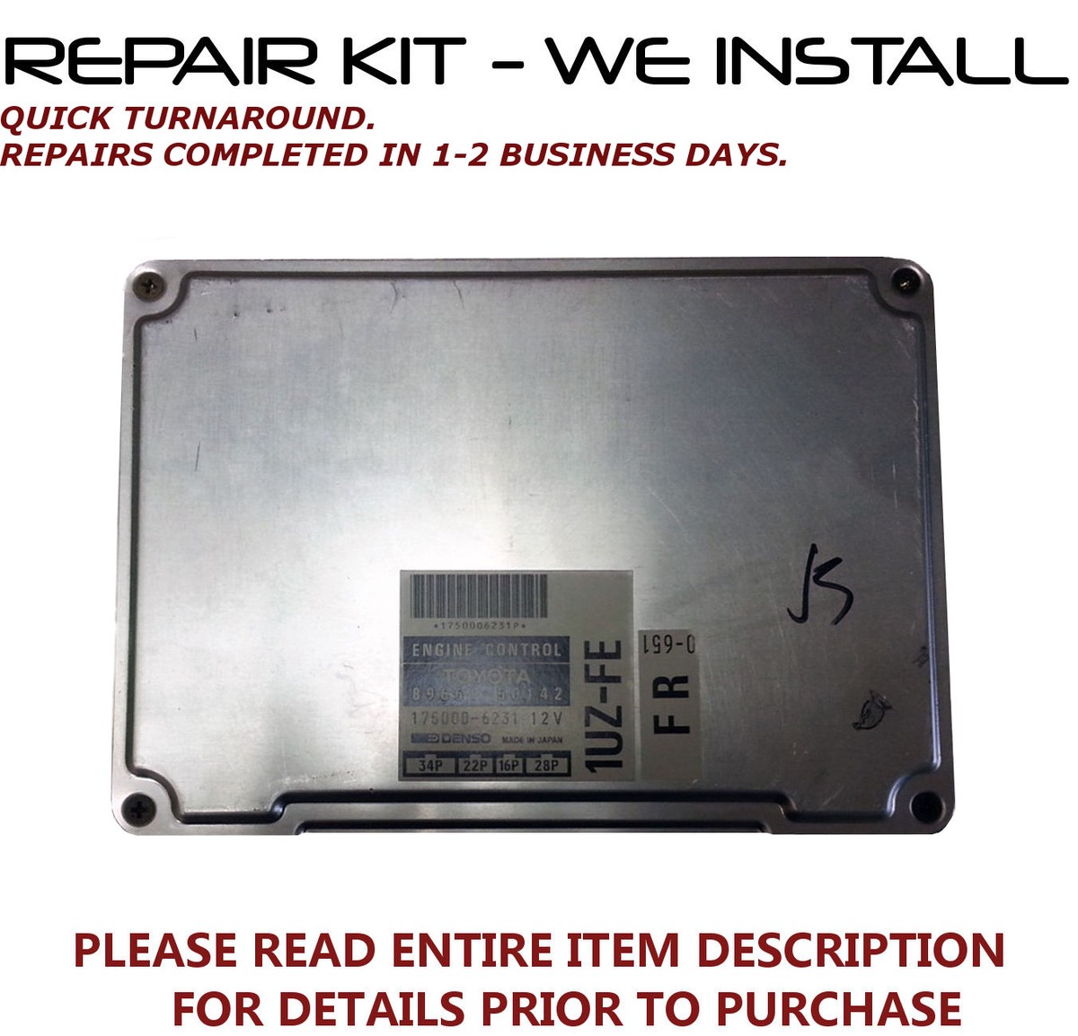 REPAIR KIT 1992-1996 Lexus LS400 Engine Computer ECM ECU PCM-WE