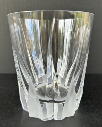 Mikasa Flame D'amore Crystal (4) Executive Double Old Fashioned Glasses 4 3/8" - Picture 5 of 11