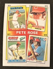 1986 Topps The Pete Rose Years Baseball Card #5 Reds OF VG O/C