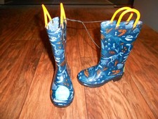 NEW Western Chief boys rain boots size 6 toddler Light Up dinosaur