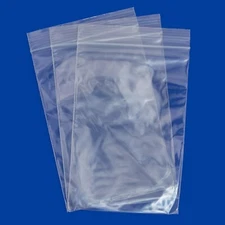 500 Pack 4"x6" Zip Lock Bags 2 mil Clear Single Track Seal Top Poly
