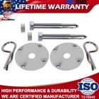 NEW Chrome plated 1016 Hood and Deck Pins Pins Plate Lock Clip Kit Racing Style